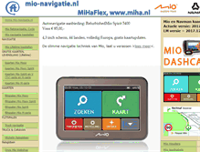 Tablet Screenshot of mio-navigatie.nl